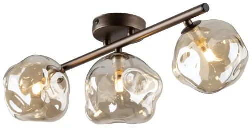 Lampadario a incasso LAVA 3xG9/8W/230V bronzo/fumé beige
