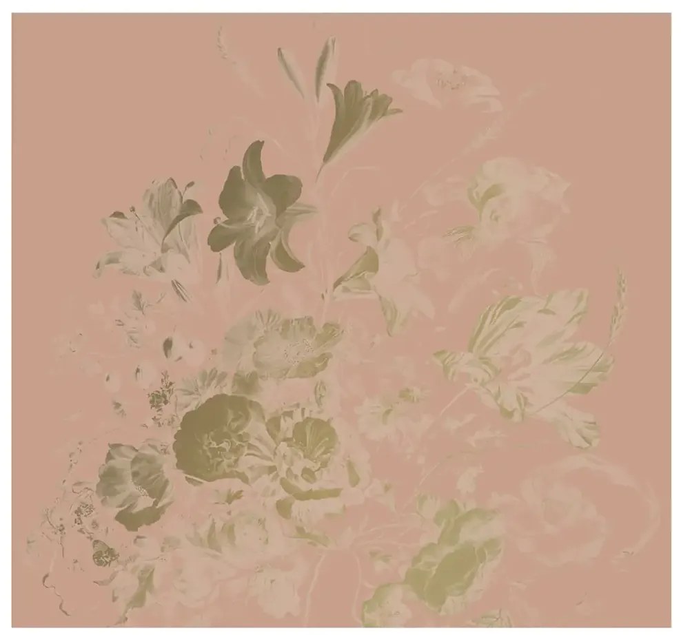 KEK Amsterdam Carta da parati panoramica Golden Age Flowers Gold 8 - L