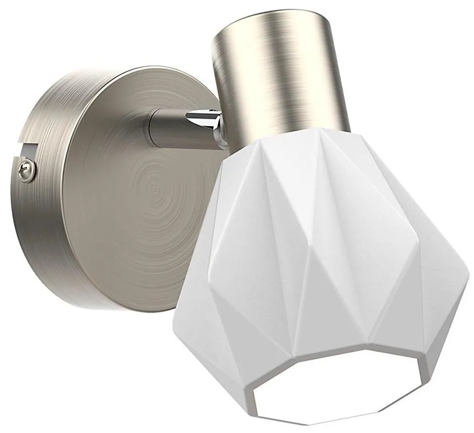 Prezent 27509 - Faretto da parete METIS 1xE14/40W/230V cromo opaco