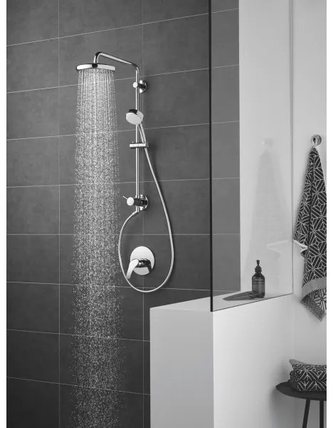GROHE 26410000 - Soffione doccia TEMPESTA 210 mm cromo lucido
