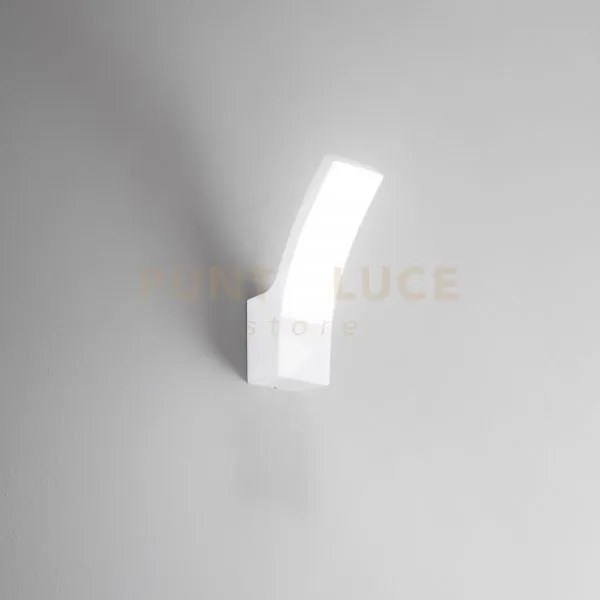 Applique led sail bianca 12w 1440lm cct 3000k / 4000k ip65 8x16x24,5cm
