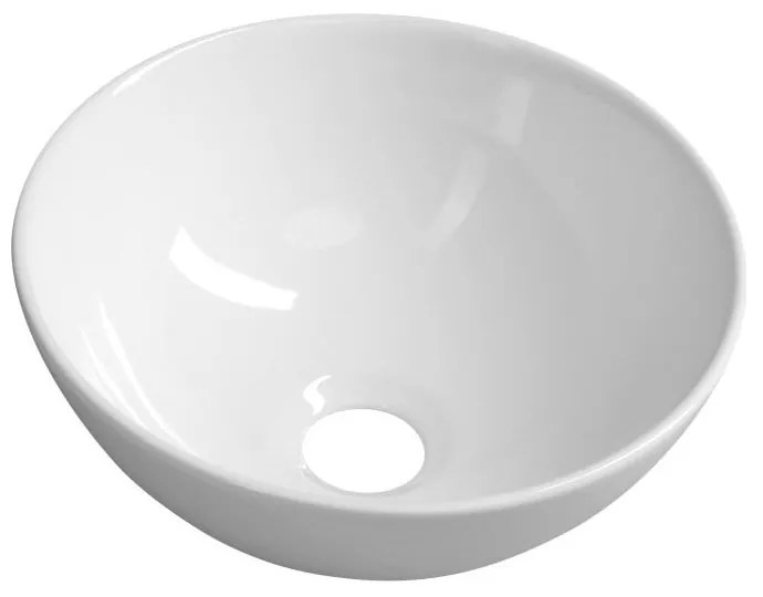Lavabo rotondo bianco in ceramica ø 28 cm Aster – Sapho