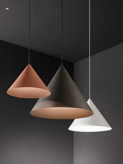 Perenz Iconic – sospensione metallo Ø 30/40/50 cm, finiture multiple