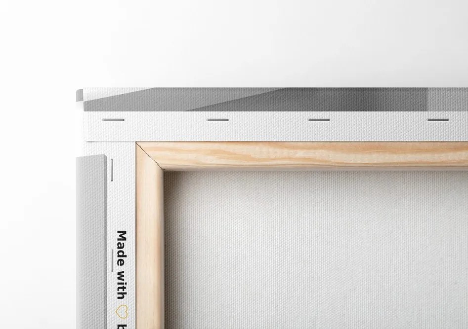 Quadro su tela – Sfere in bianco e nero nello spazio
