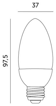 Lampadina LED E27/7W/230V 3000K