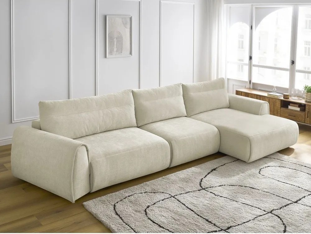 Divano angolare beige Aden – Bobochic Paris