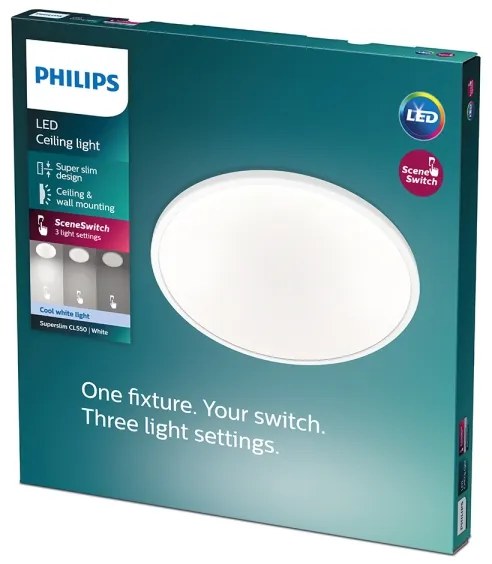 Philips - Plafoniera dimmerabile da soffitto CLEAR LED/18W/230V 4000K