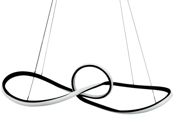 Lampadario LED a sospensione con filo MARCO LED/42W/230V nero