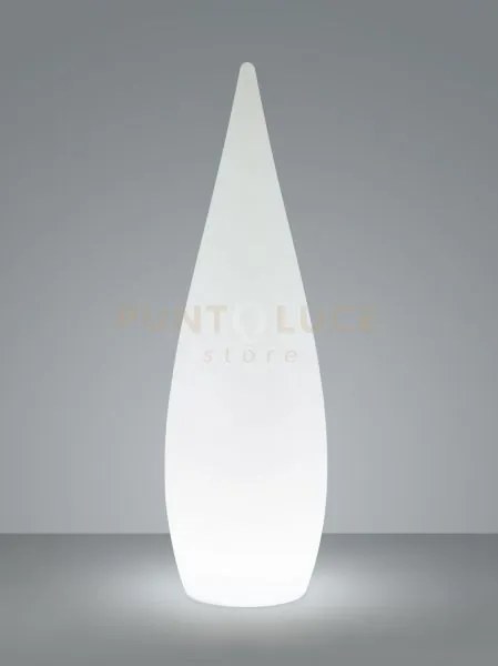 Palmas lampada da appoggio da esterno goccia rgb e bianco ricaricab...