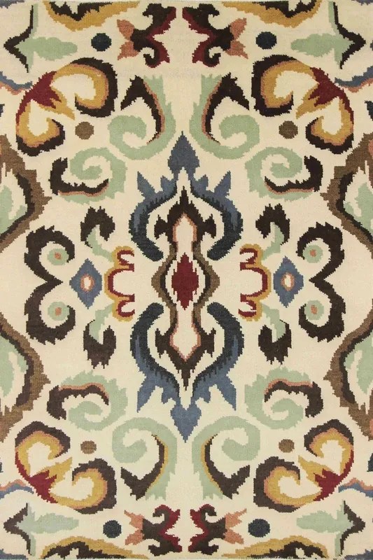 Teppich Tappeto orientale 160 x 230 Beige (Indian) Annodato A Mano