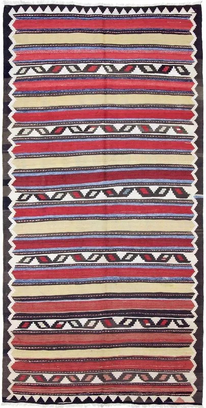 Kilim Tappeto 170 x 340 (Iran) Tessuto A Mano