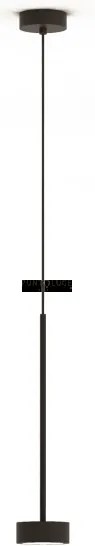 Point-s1 lampada a sospensione 1 luce nero opaco con base attacco 1...