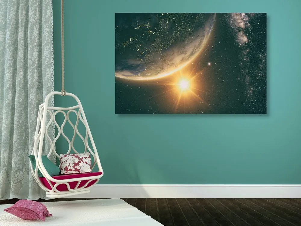 Quadro su tela – Vista dallo spazio
