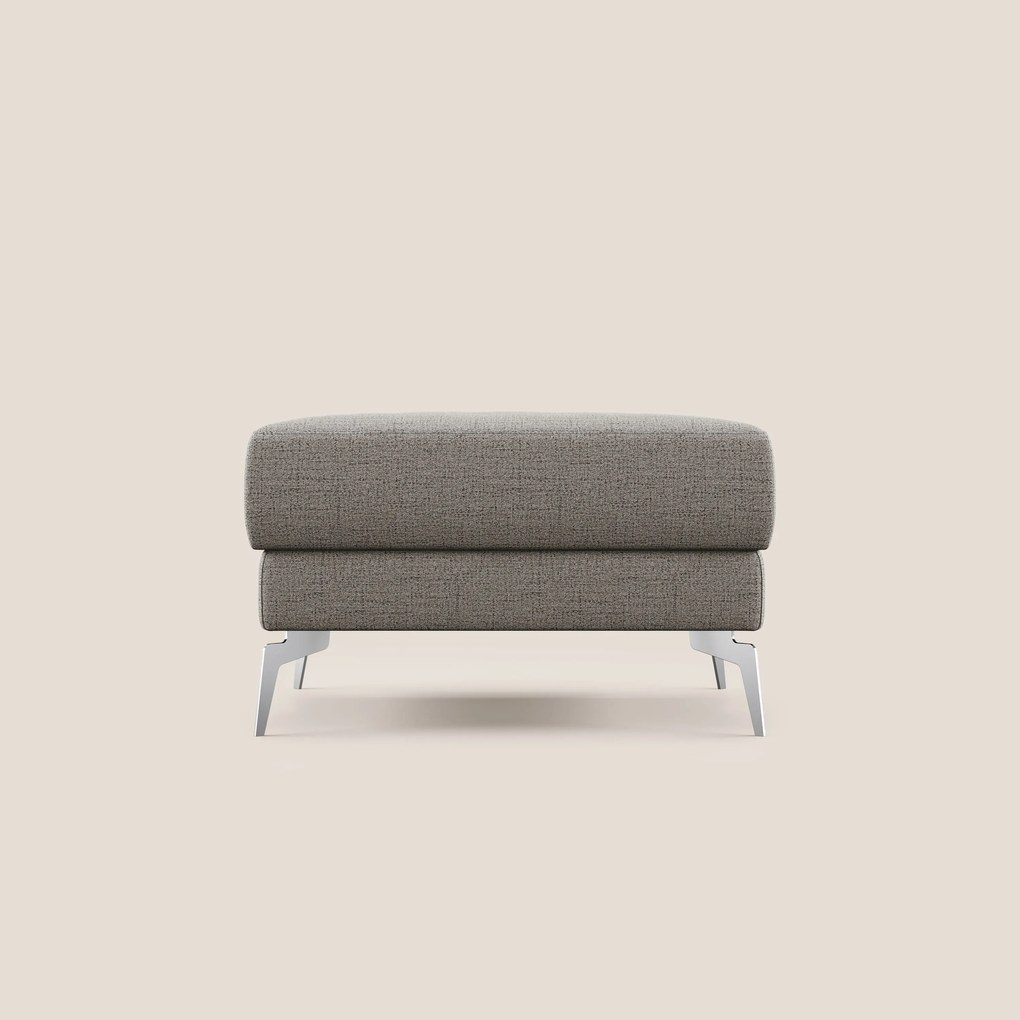Star Pouf con piedini alti in tessuto impermeabile fiammato T03