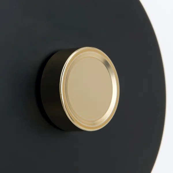 Orion - Lampada da parete flessibile dimmerabile DOTTY 1xGU10/10W/230V nera/ottone