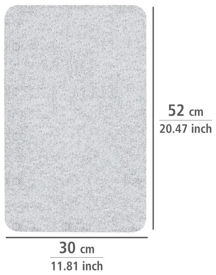Set di copri fornelli in vetro temperato 2 pz 30x52 cm Transparent – Allstar