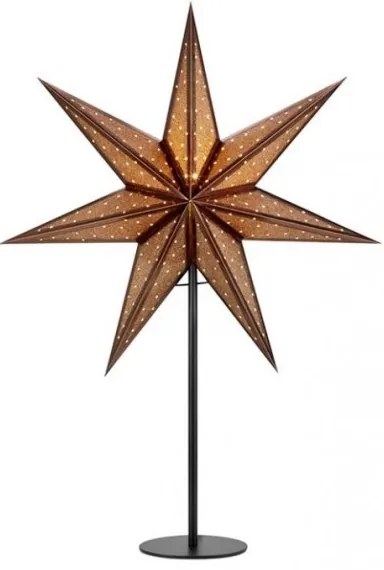 Markslöjd 705796 - Decorazione natalizia GLITTER 1xE14/25W/230V 65 cm bronzo/nero
