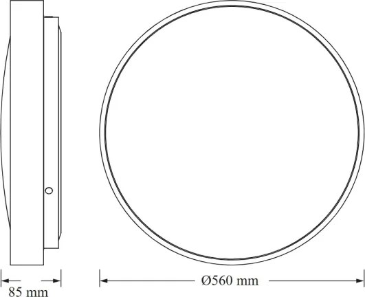 Osram - Plafoniera LED CEILING LUXO LED/60W/230V Ø 56 cm bianca