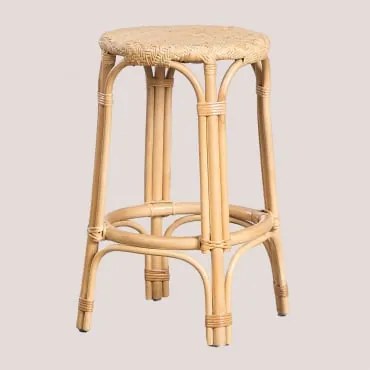 Sgabello alto in rattan (67 cm) Jachel Style NATURAL - Sklum
