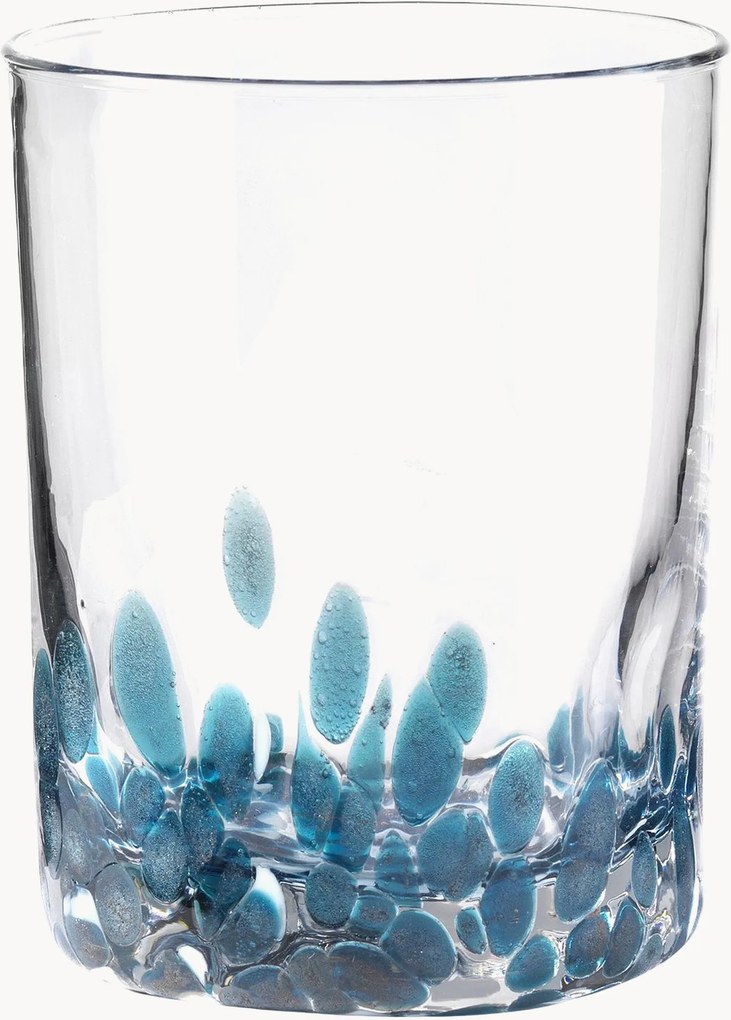 Set di 6 bicchieri in vetro soffiato artigianali Venise