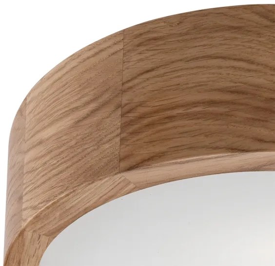 Plafoniera OAK 1xE27/60W/230V rovere Ø 27,5 cm