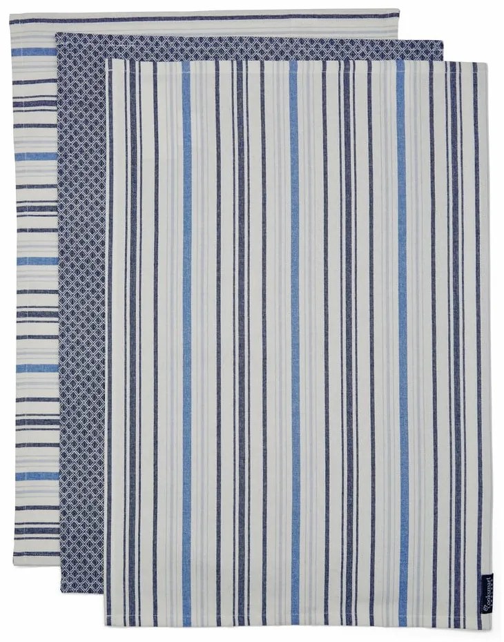 Asciugamani in cotone in set da 3 45x65 cm Stockholm - Cooksmart ®