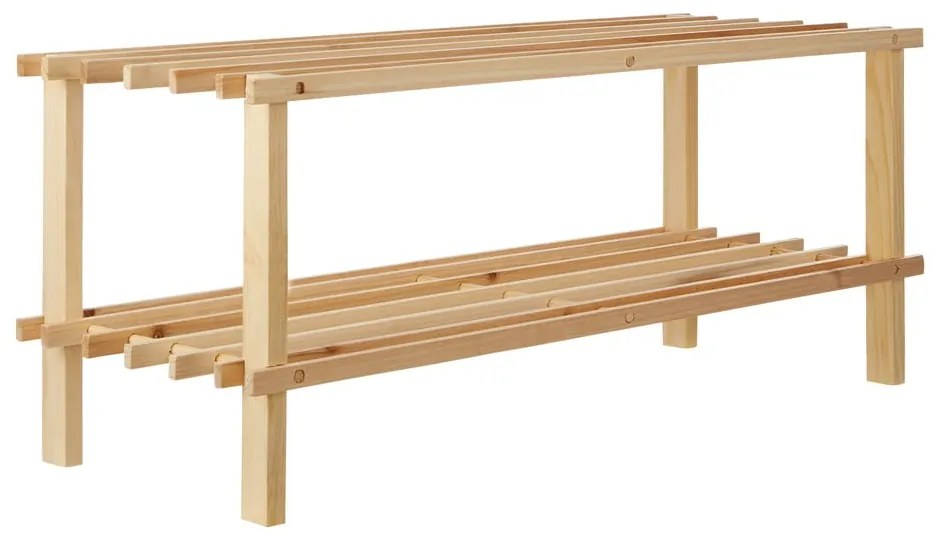 Scarpiera di colore naturale in abete massiccio – Premier Housewares