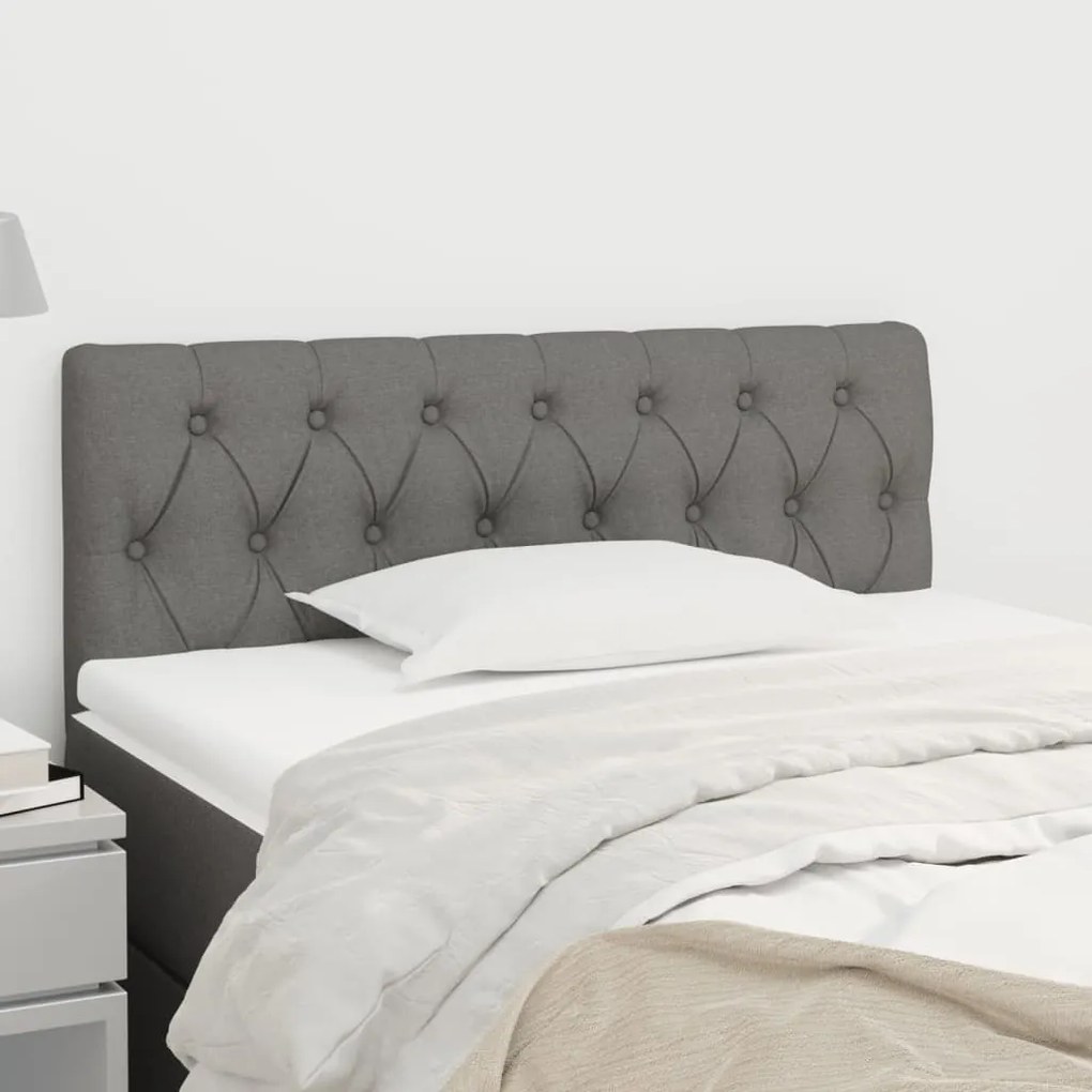 Testiere Grigio Scuro 100x7x78/88 Cm İn Tessuto /