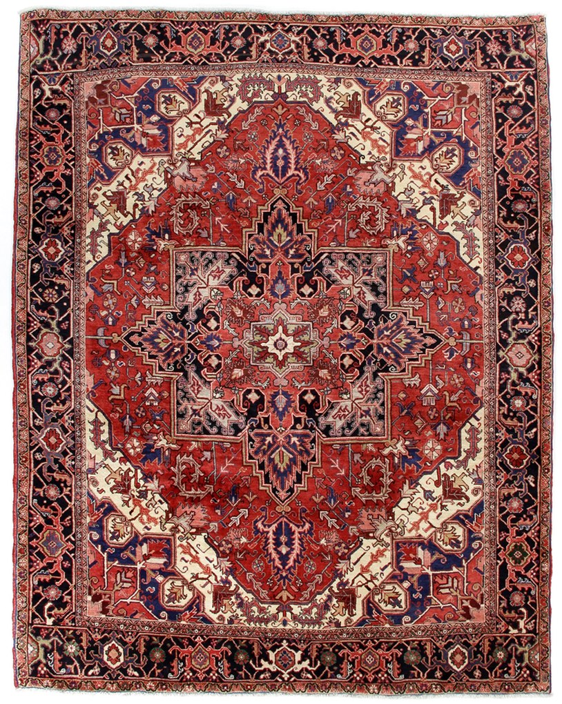 Heriz Tappeto 250 x 330 (Iran) Annodato A Mano
