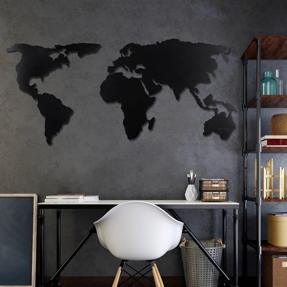 Mappa da appendere 170x85 cm Silhouette – Bystag