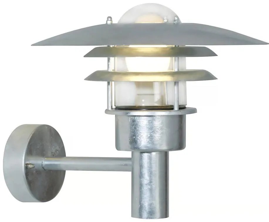 Nordlux - Applique da esterno LONSTRUP 1xE27/60W/230V IP44 argento