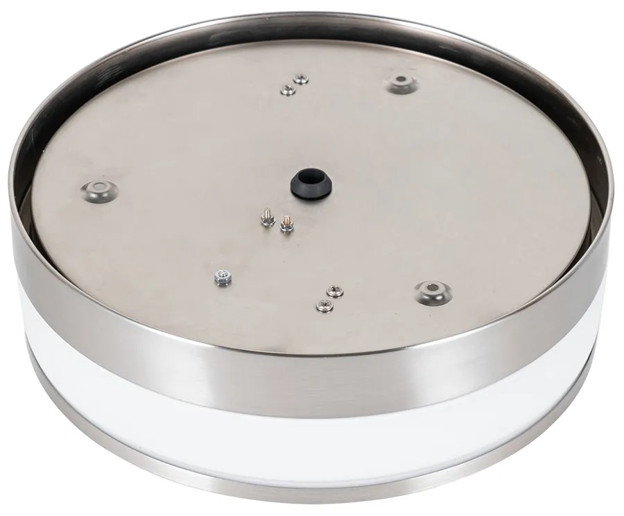 Plafoniera da esterno moderna in acciaio 28 cm IP44 - Flavi