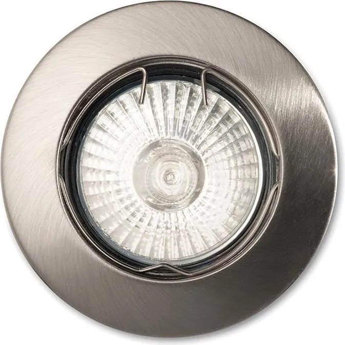 Ideal Lux - Lampada da incasso 1xGU10/28W/230V nichel