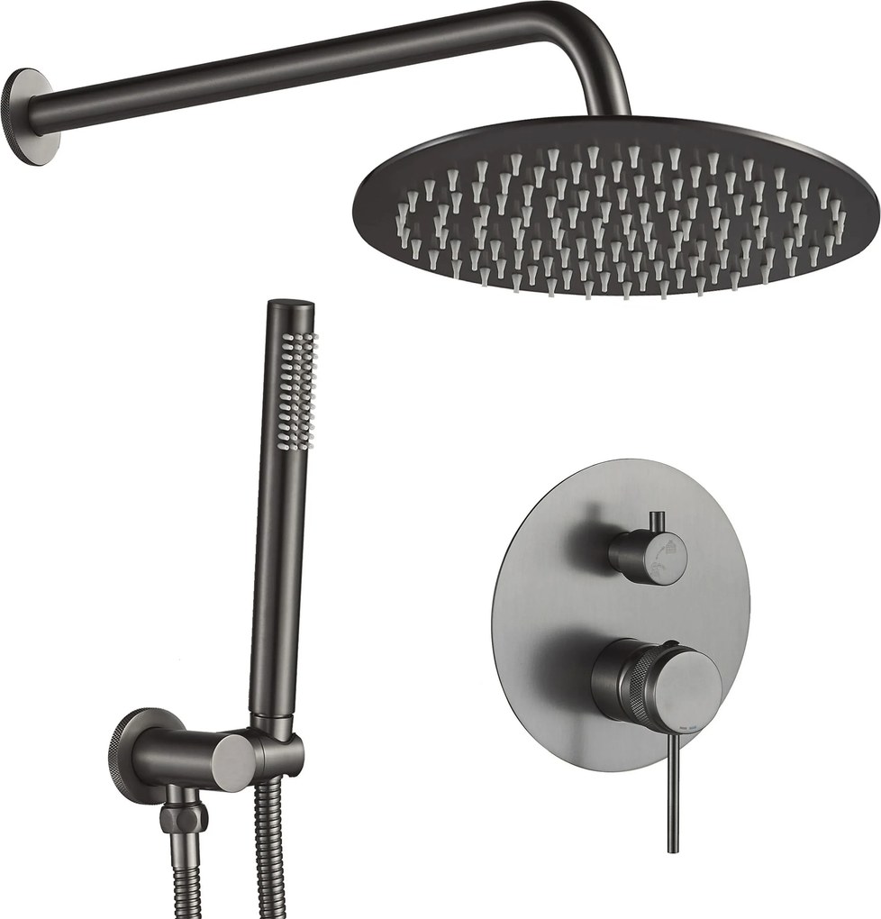 Set doccia da incasso Rea Lungo Grip Gun Grey + BOX