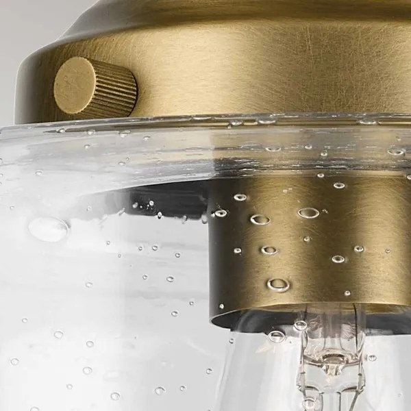 Kichler KL-WINSLOW-SF-NBR-Plafoniera WINSLOW 1xE27/60W/230V diametro 21,6cm ottone