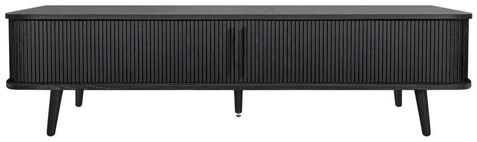 Mobile TV nero con effetto rovere 178x50x40 cm Rove – Woodman