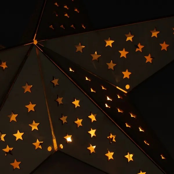 Brilagi - Decorazione natalizia a LED, stella 62x40 cm, alimentazione 3xAA