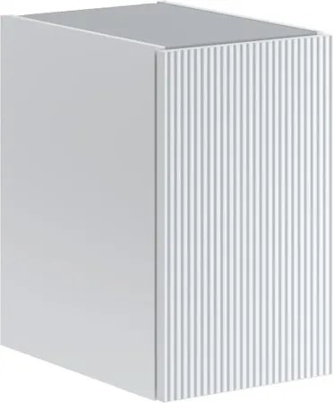 Estensione per mobile da bagno Opera 1 anta, cannettato laccato opaco bianco L30 x H50 x P45.5 cm
