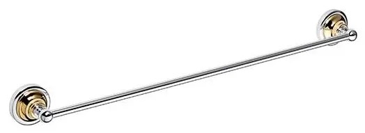 Porta asciugamani 66,5x6,5 cm argento/oro