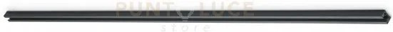Duoline binario metallo nero lunghezza 160cm