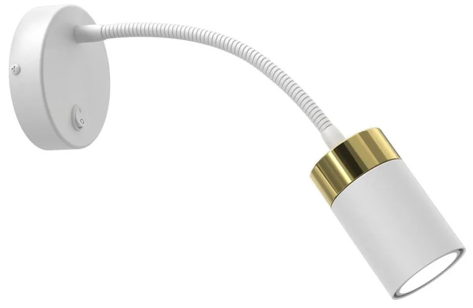 Lampada flessibile JOKER 1xGU10/8W/230V bianco/oro