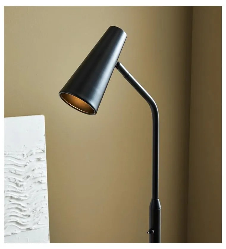 Lampada da terra nera, altezza 145 cm Crest - Markslöjd