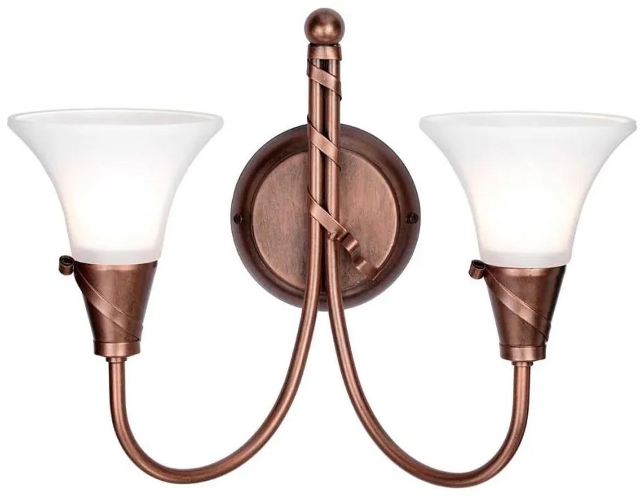 Elstead EM2-COPPER - Applique EMILY 2xE14/40W/230V