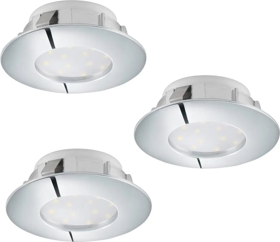 Eglo 95808 - Set da 3 faretti LED da incasso PINEDA LED/6W/230V