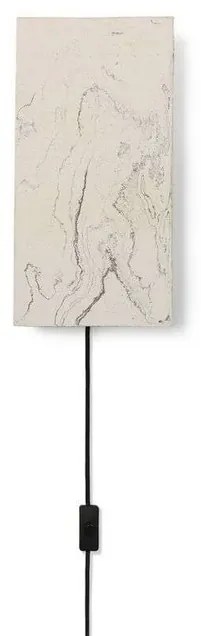 Argilla Applique da Parete Rectangular Marble White - Ferm Living