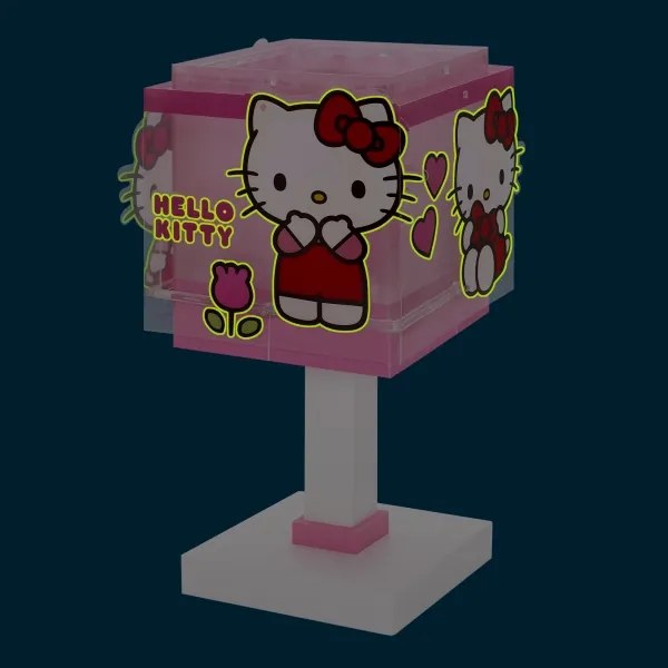 Dalber 73261 - Lampada LED per bambini HELLO KITTY 1xG4/4W/230V rosa