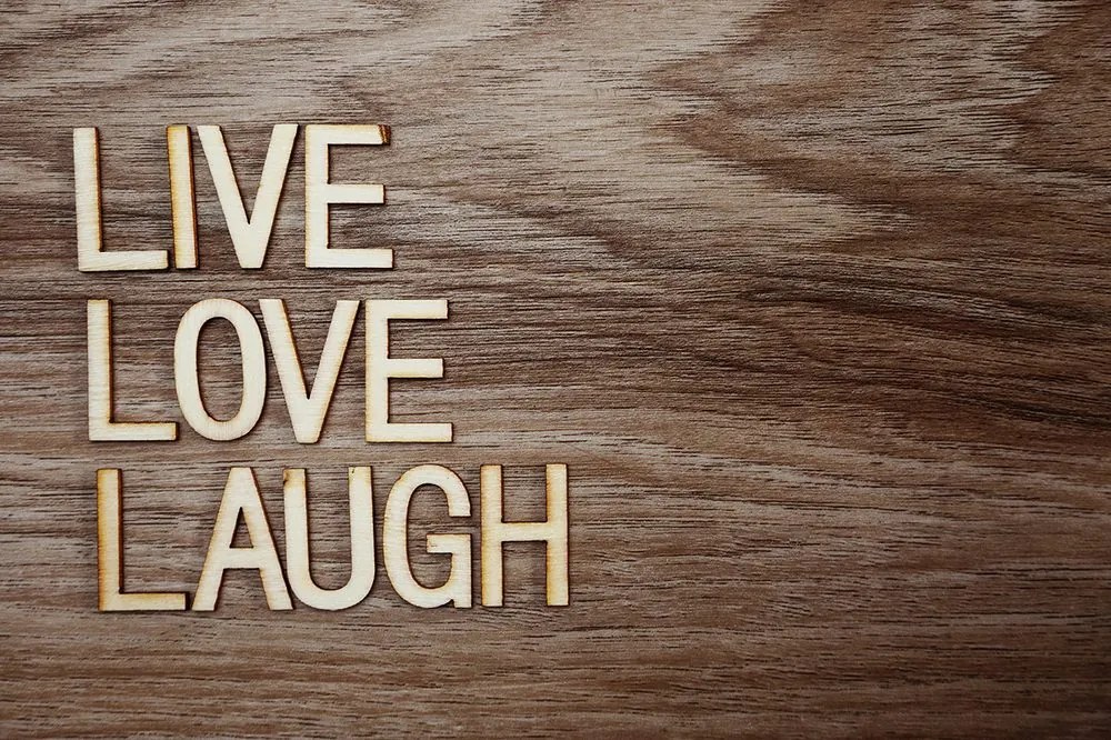 Carta da parati – Parole - Live Love Laugh