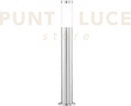 Paletto tokyo nikel 1 luce attacco e27 ip44 11,5x70cm in acciaio inox