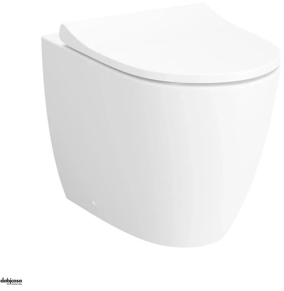 Vitra "Sento" Wc Da Terra Filo Parete S/Brida Bianco Opaco