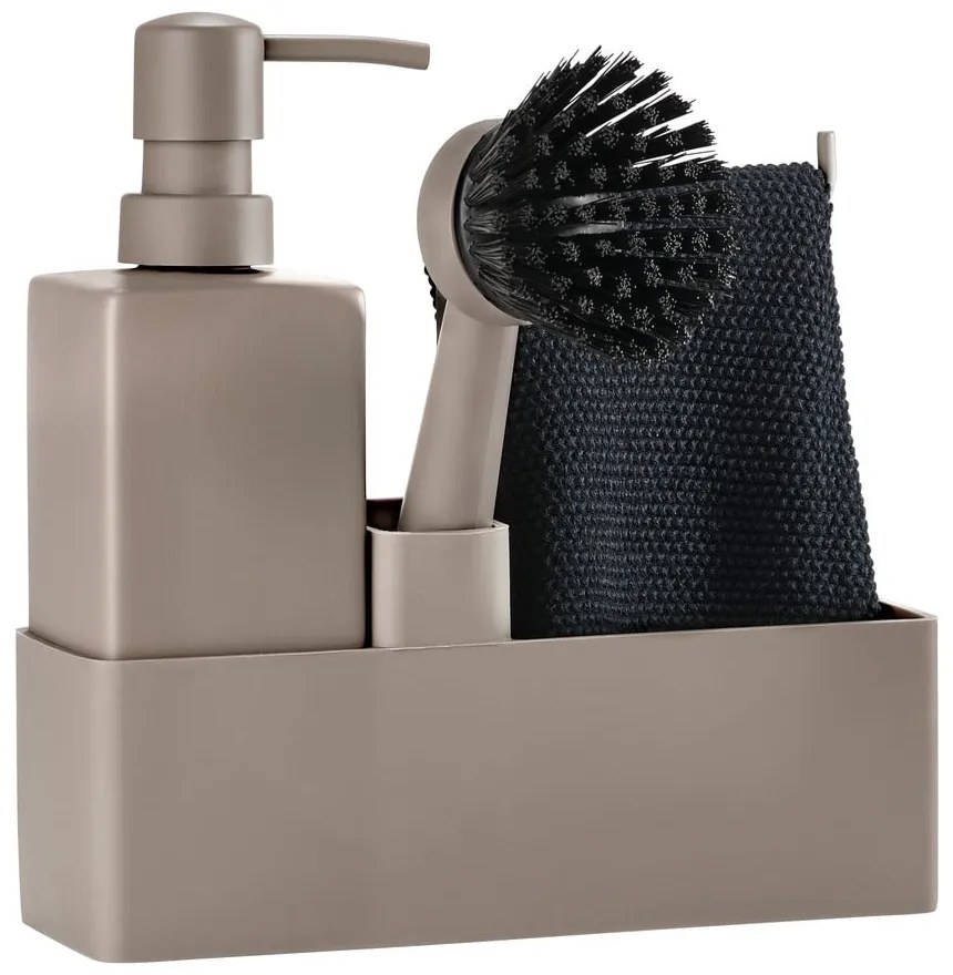 Supporto per detersivo marrone chiaro in plastica/in silicone Singles – Zone